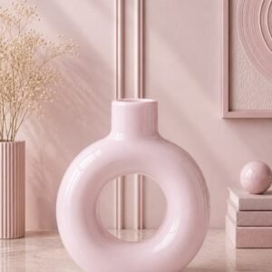 Nordic Donut Ceramic Vase