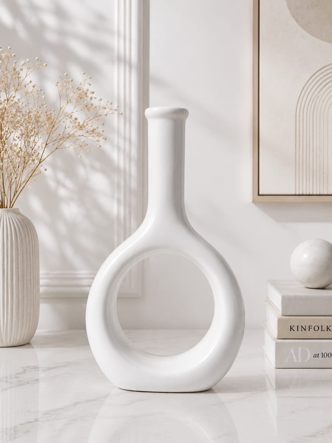 Modern Hollow Loop Vase