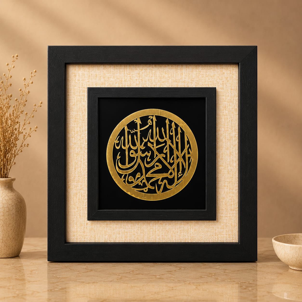 Ease & Hope Calligraphy Wall Art