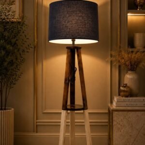 Nordic Timber Floor Lamp
