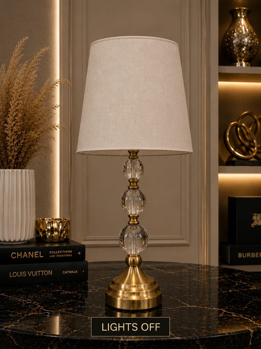 Crystal Elegance Table Lamp