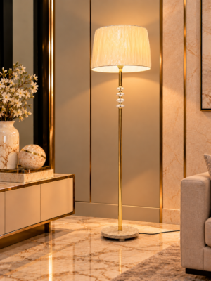 Crystal Elegance Floor Lamp - Crystal Decor Pakistan
